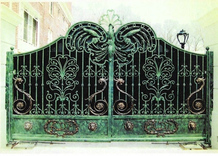 Wrought iron gate