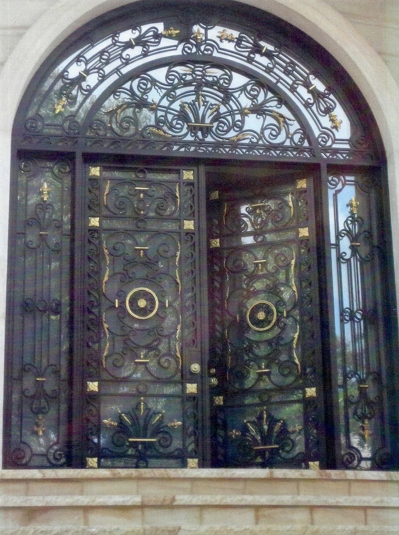 Iron staircase detail