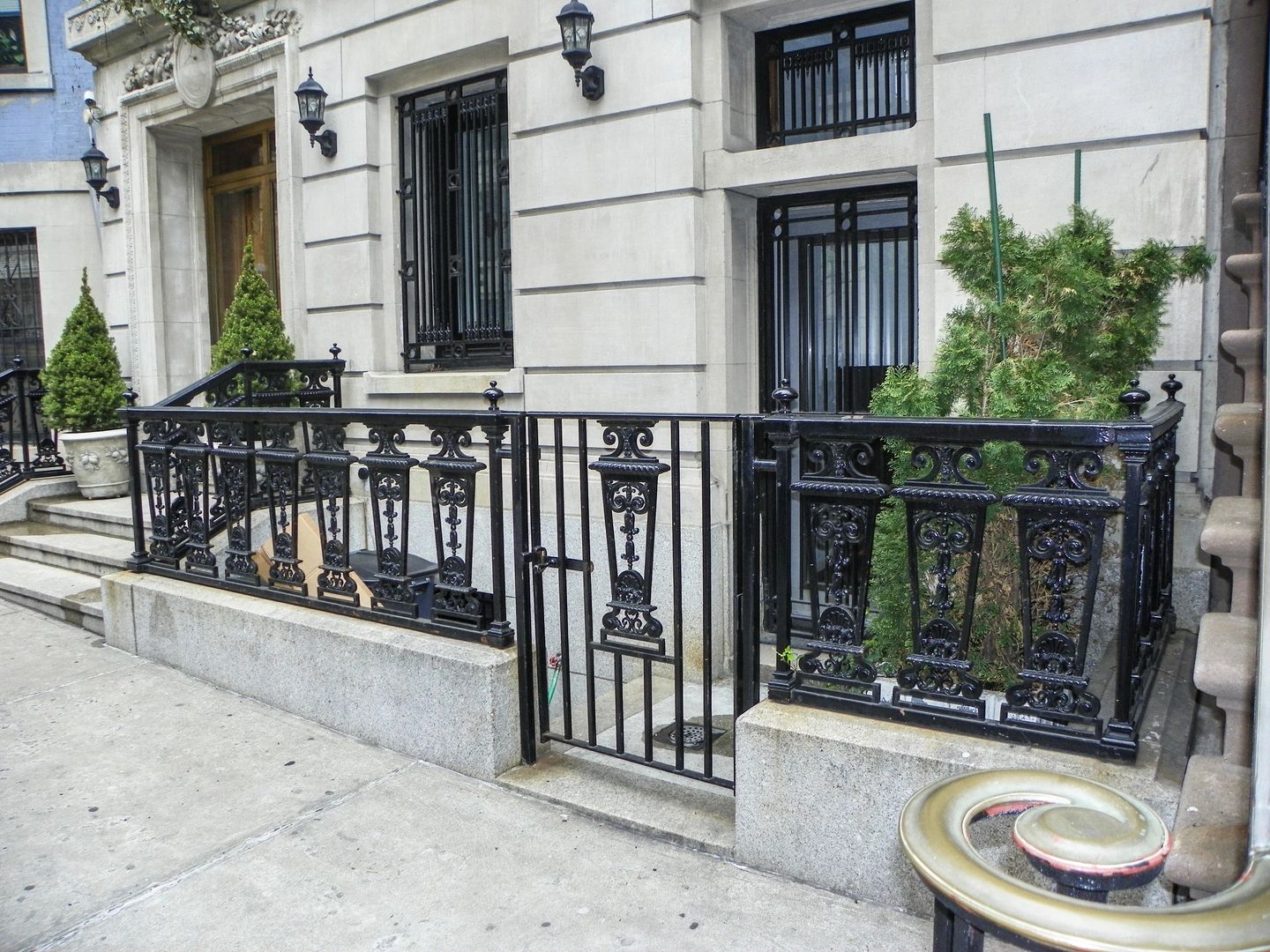 Custom iron fence